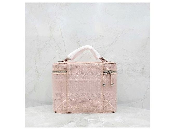 Dior Necessaire da Viaggio Cannage Rosa XKDOVREY - vista 3