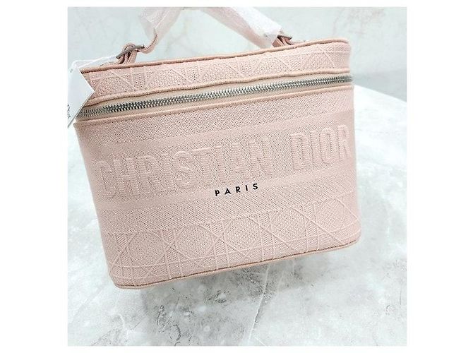 Dior Necessaire da Viaggio Cannage Rosa XKDOVREY - vista 4