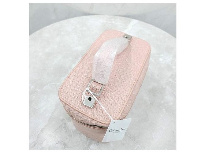 Dior Necessaire da Viaggio Cannage Rosa XKDOVREY - vista 5