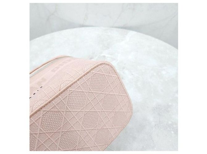Dior Necessaire da Viaggio Cannage Rosa XKDOVREY - vista 7