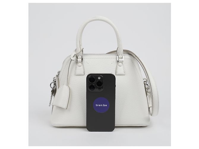 Maison Martin Margiela Mini borsa a tracolla Bianco - vista 16