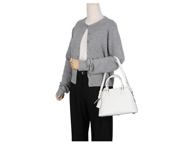 Maison Martin Margiela Mini borsa a tracolla Bianco - vista 17