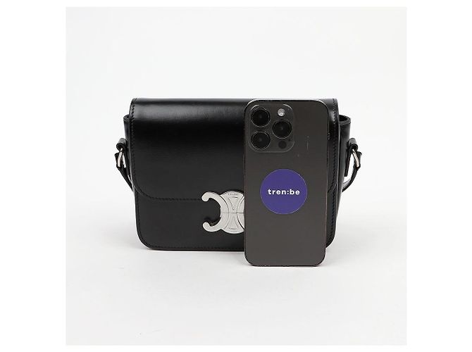 Céline Borsa a tracolla Triomphe Thin Shoulder Crossbody Bag - vista 11