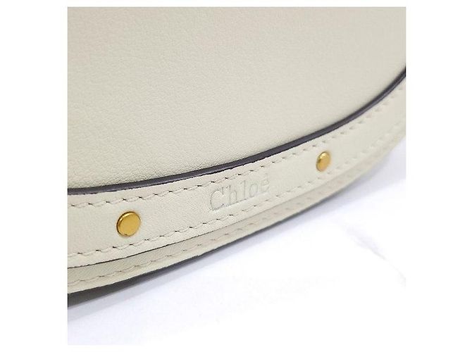 Chloé Borsa Bracciale Nile Small White Cream - vista 7