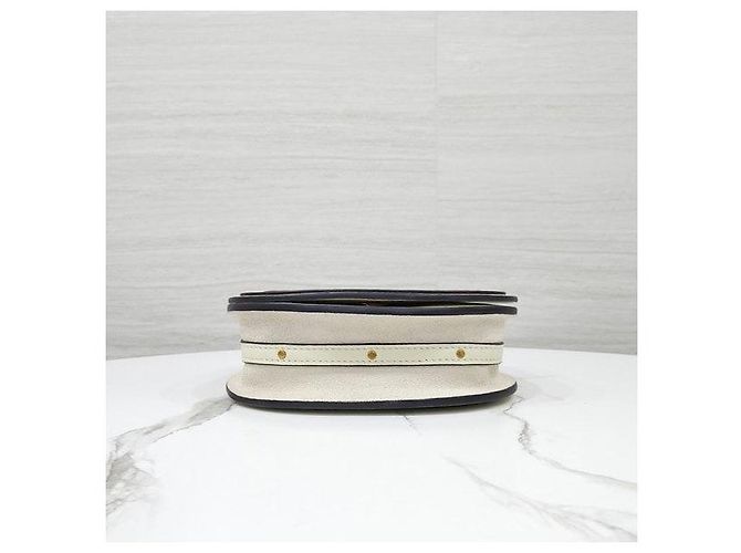 Chloé Borsa Bracciale Nile Small White Cream - vista 8
