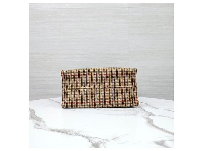 Céline Pequena Mala de Ombro Triomphe Check - vista 7