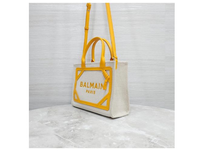 Balmain Borsa a spalla tote in tela - vista 13