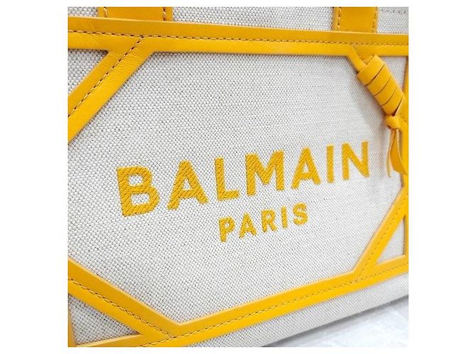 Balmain Borsa a spalla tote in tela - vista 5