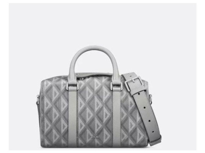 Dior Borsa Ringo CD Diamond Canvas Messenger Bag - vista 11
