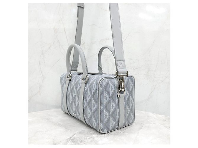 Dior Borsa Ringo CD Diamond Canvas Messenger Bag - vista 13