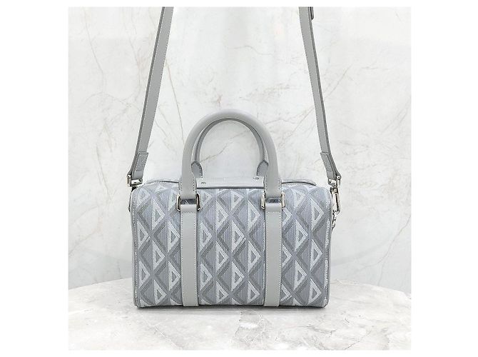 Dior Borsa Ringo CD Diamond Canvas Messenger Bag - vista 14