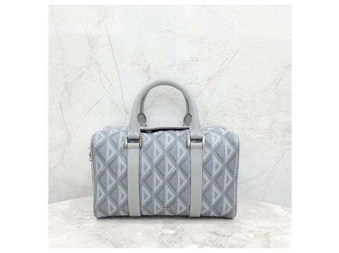 Dior Borsa Ringo CD Diamond Canvas Messenger Bag - vista 15