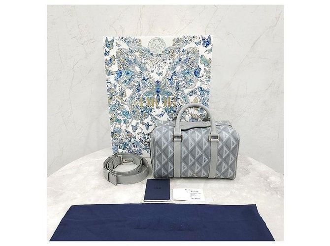 Dior Borsa Ringo CD Diamond Canvas Messenger Bag - vista 9