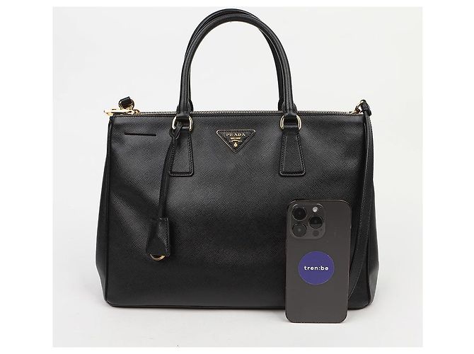 Tote Prada Triangle Logo Shopper Schultertasche - Ansicht 13