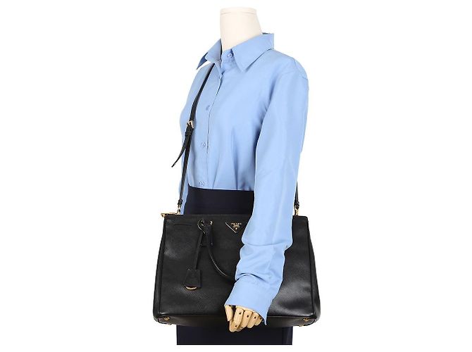 Tote Prada Triangle Logo Shopper Schultertasche - Ansicht 14