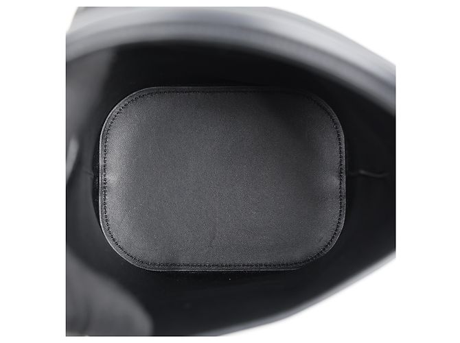 Céline Picca Borsa Louise in Vitello Liscio Nero - vista 12