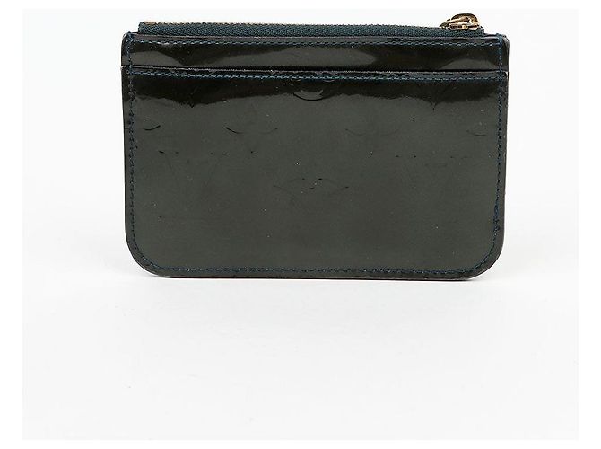 Louis Vuitton Vernis Leder Pochette Clé Münzbeutel Green - Ansicht 4
