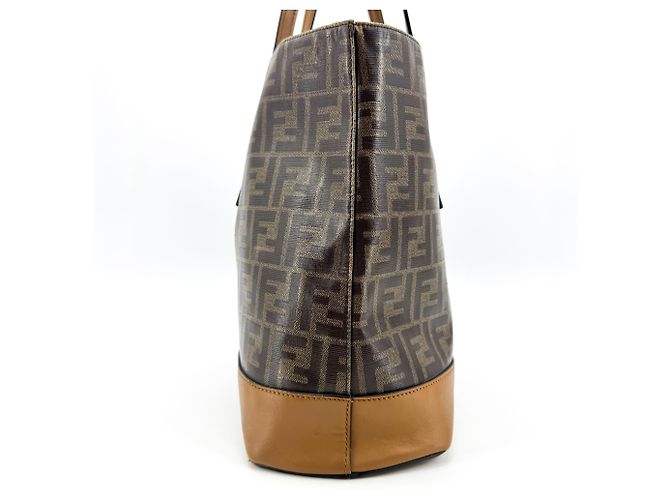 Fendi FF Logo Stamp Shopping Zucca Coated Canvas Medium - Ansicht 3