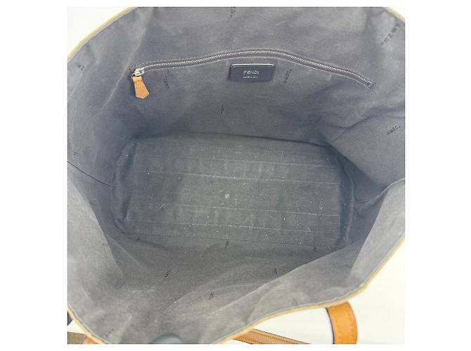 Fendi FF Logo Stamp Shopping Zucca Coated Canvas Medium - Ansicht 5