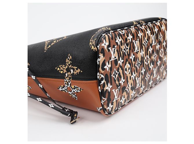 Louis Vuitton Borsa a spalla Jungle Neverfull MM - vista 8