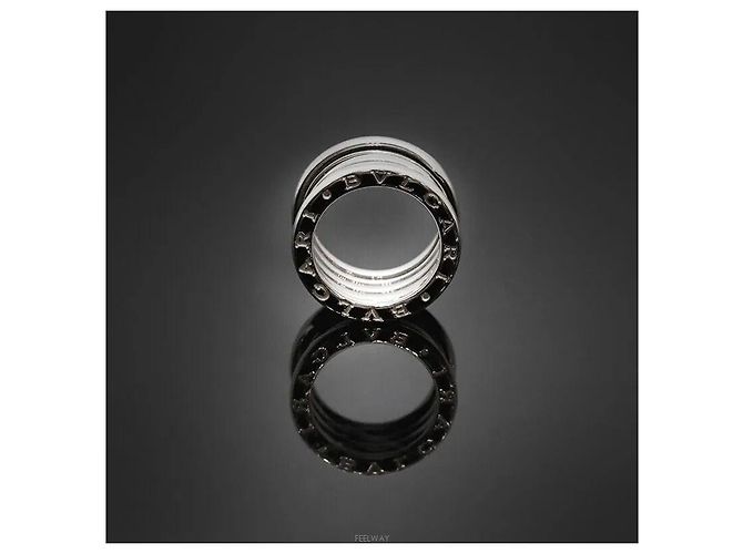 Bulgari B.Zero1 3-Band Ring 18K Weißgold Größe 48 - Ansicht 2