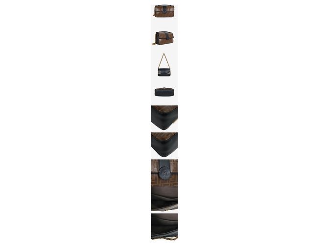 Fendi Borsa a Spalla Double Tote con Catena - vista 2