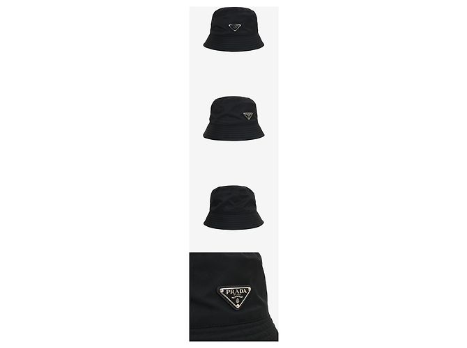 Prada Nylon Bucket Hat Größe Black - Ansicht 2