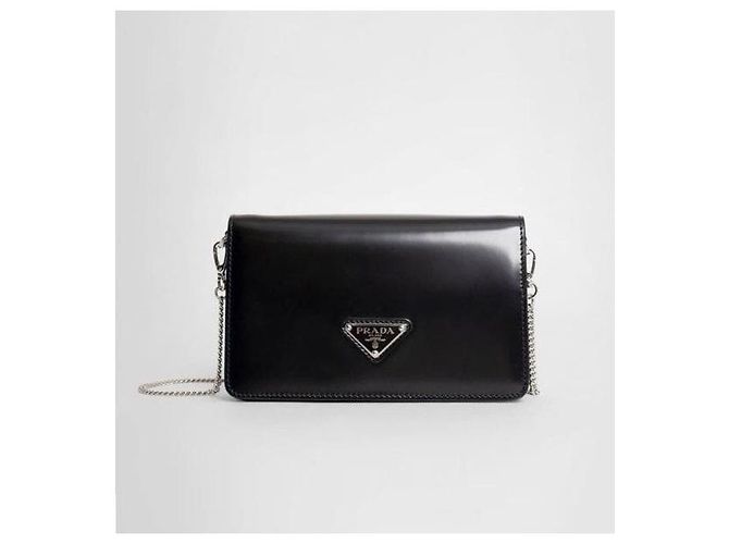 Prada Mini Borsa a Spalla Spazzolata - vista 10