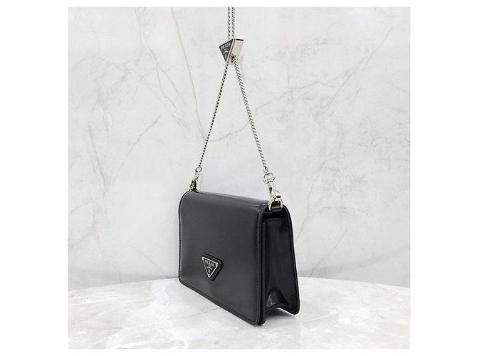 Prada Mini Borsa a Spalla Spazzolata - vista 2