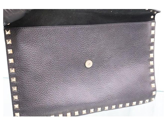 Valentino Clutch Rockstud Black - vista 10