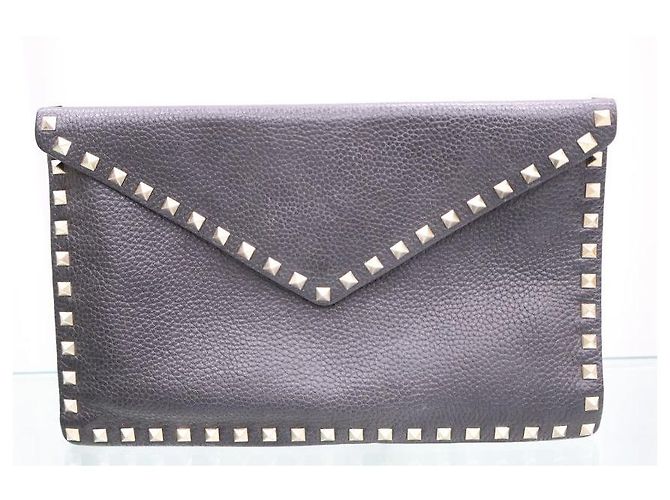 Valentino Clutch Rockstud Black - vista 2