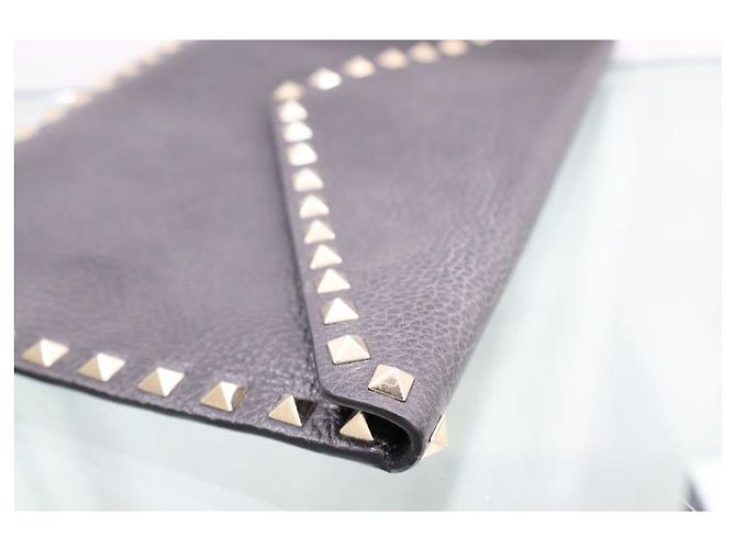 Valentino Clutch Rockstud Black - vista 5