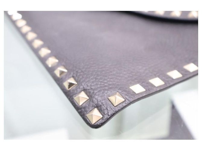Valentino Clutch Rockstud Black - vista 6