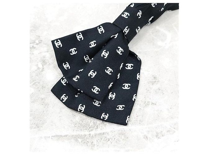Chanel Haarnadel mit Schleife und CC-Logo Schwarz - Ansicht 5