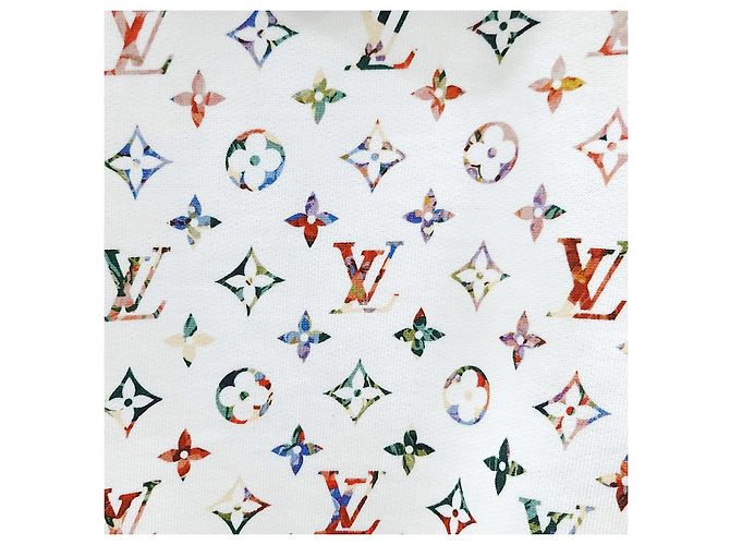 Louis Vuitton Felpa con cappuccio e zip in cotone monogram multicolor XS - vista 13
