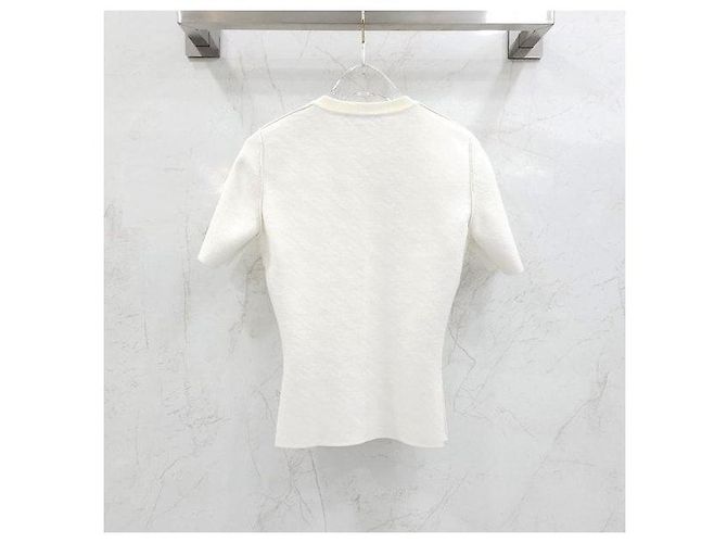 Fendi Malha Dupla Escovada Branco - vista 2