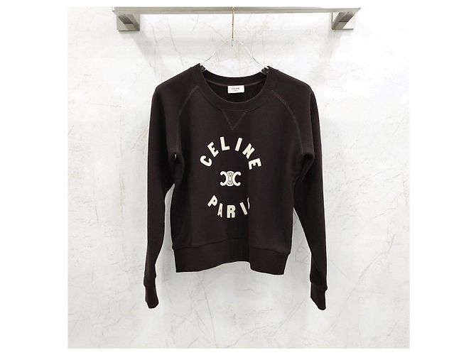 Céline TROIS Logo Sweatshirt XS - Ansicht 8