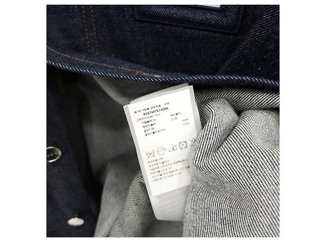 Gucci Oversized Denim-Hemd mit Web-Band-Label - Ansicht 14