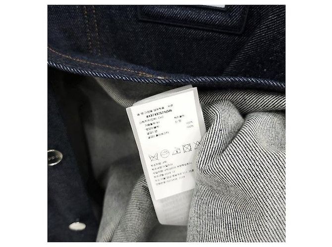 Gucci Oversized Denim-Hemd mit Web-Band-Label - Ansicht 5