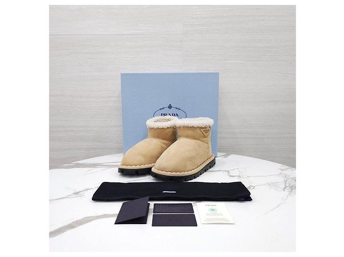 Prada Stivaletti UGG in camoscio e shearling - vista 7