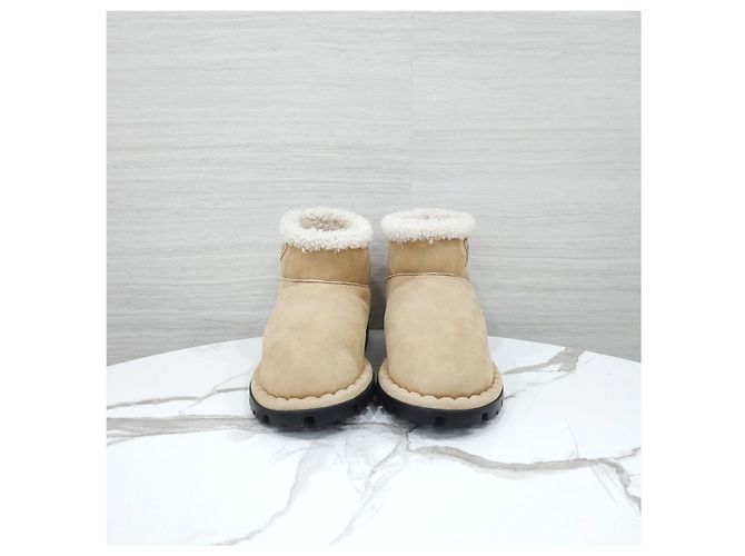 Prada Stivaletti UGG in camoscio e shearling - vista 9