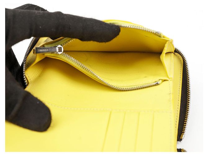 Céline Portafoglio Compatto Rotondo con Cerniera Medium Midnight - vista 14