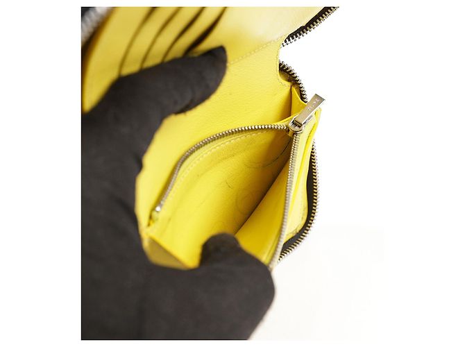 Céline Portafoglio Compatto Rotondo con Cerniera Medium Midnight - vista 15