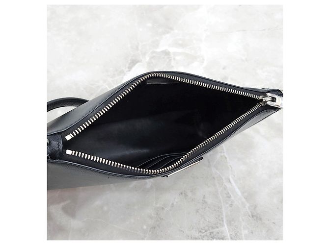 Prada Mini borsa Saffiano spazzolata Nero - vista 13