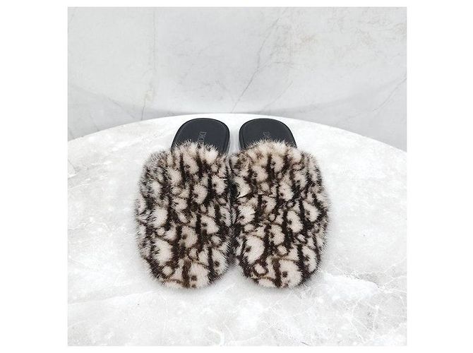 Dior Mules in visone Oblique Edizione Limitata - vista 2