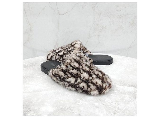 Dior Mules in visone Oblique Edizione Limitata - vista 3