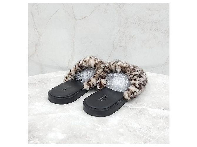 Dior Mules in visone Oblique Edizione Limitata - vista 5