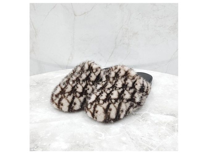 Dior Mules in visone Oblique Edizione Limitata - vista 6
