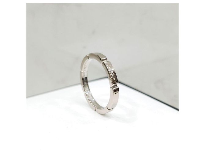Cartier Anello Maillon Panther Oro Bianco Misura - vista 13