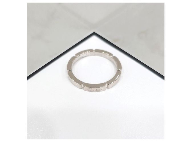 Cartier Anello Maillon Panther Oro Bianco Misura - vista 14